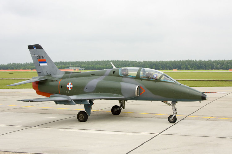 Сръбски военен самолет се разби до Ковачица