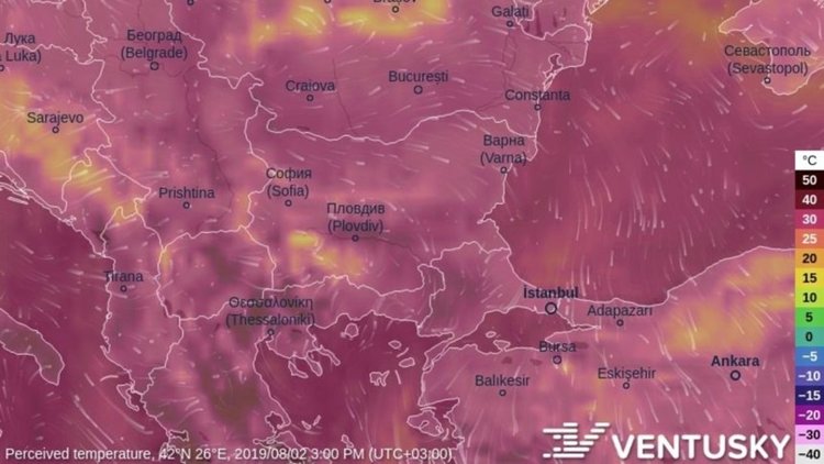 Би Би Си: В София и Пловдив ще е по-топло с до 6 градуса в края на века
