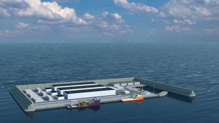 Дания изгражда в Северно море първия в света енергиен остров