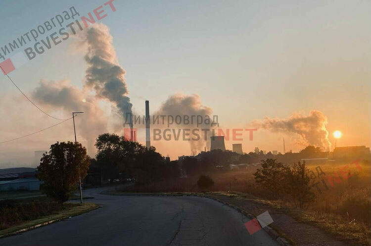 Коледно замърсяване със SO2 в Димитровград