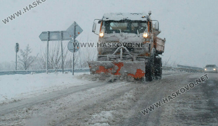 Между 5 и 10 см сняг в региона на Хасково