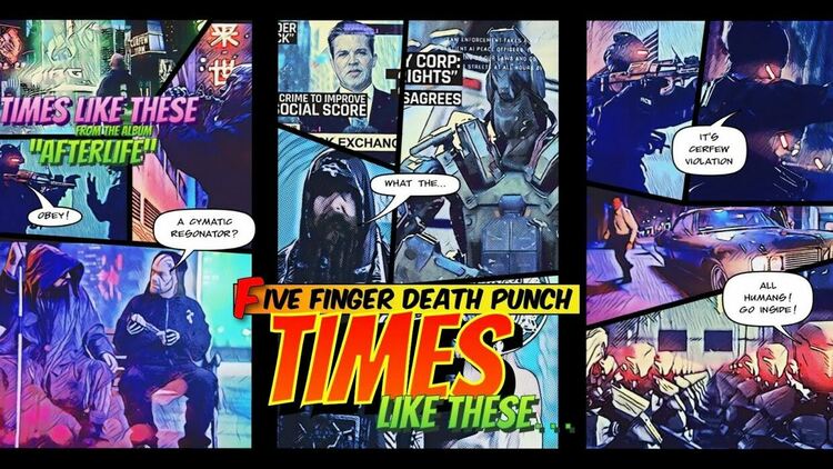 Five Finger Death Punch с първи два епизода от антиутопията "AfterLife"