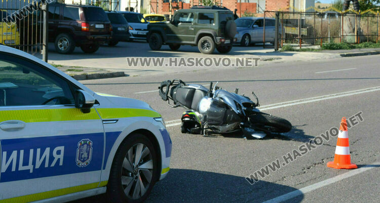 Моторист, две пътнички, велосипедист и пешеходка пострадаха при катастрофи в Хасковско