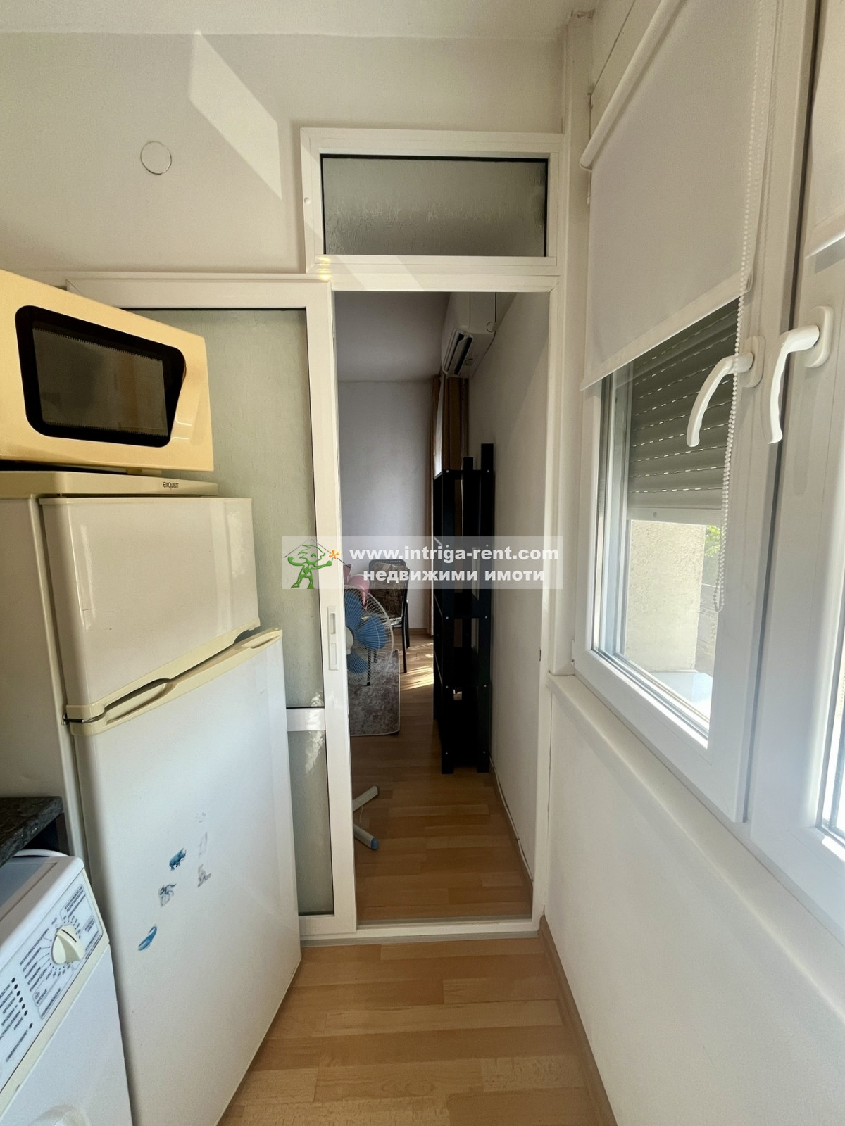 №4119 Едностаен обзаведен апартамент под наем в кв. Училищни, гр. Хасково.