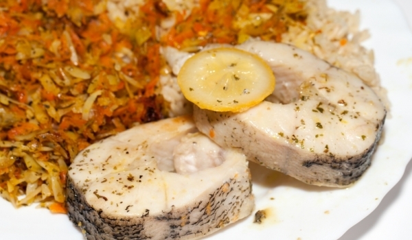 Рибник с булгур